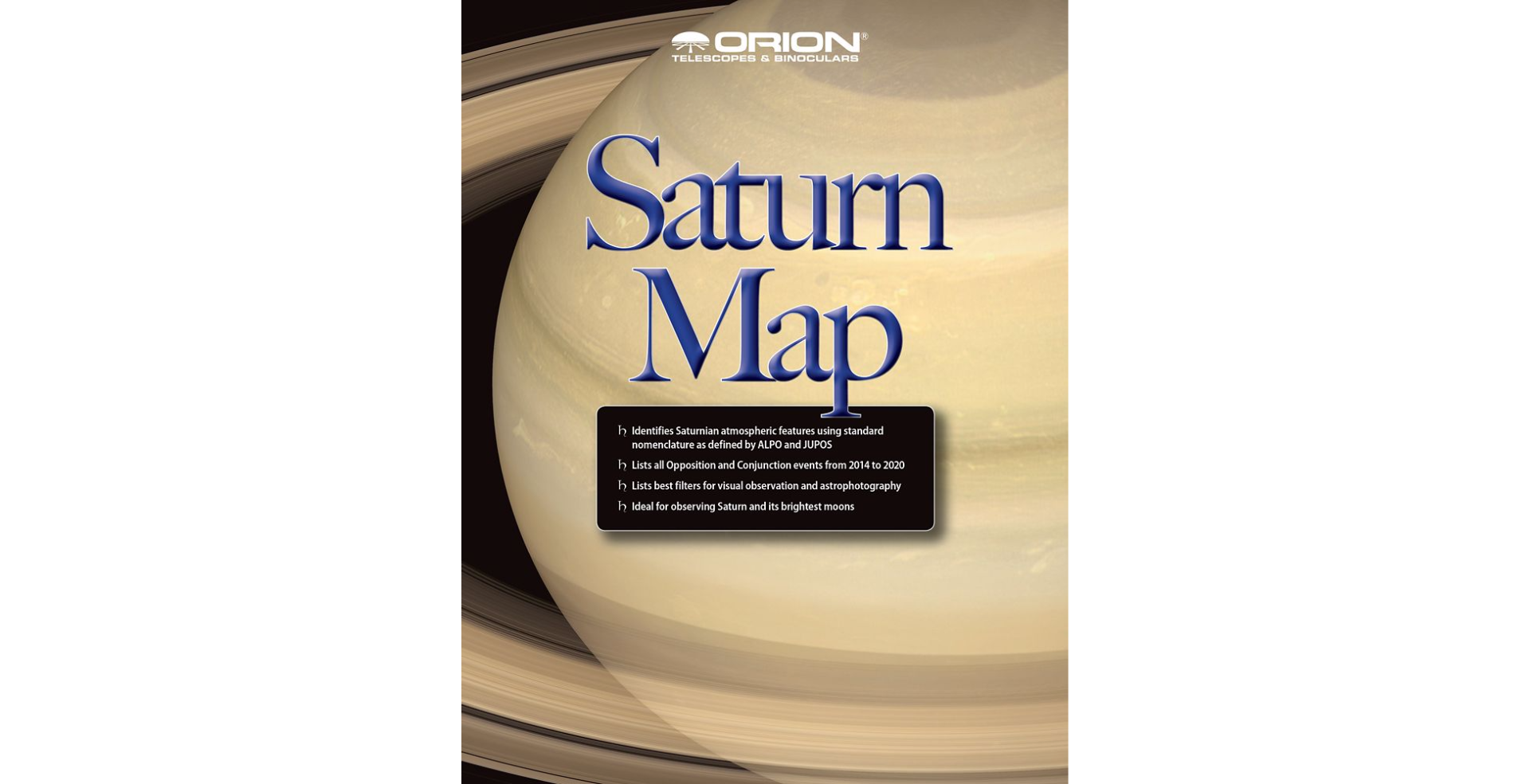 Orion Saturn Map & Observing Guide